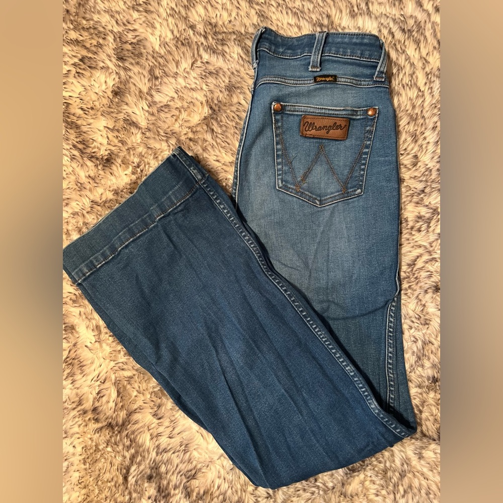 Women’s Retro Wrangler Trouser Boot Jeans